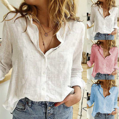 Chemise Cardigan à Col Revers